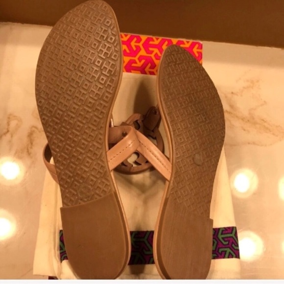 Authentic Tory Burch Miller Sandals in Blush Pink - Picture 4 of 4